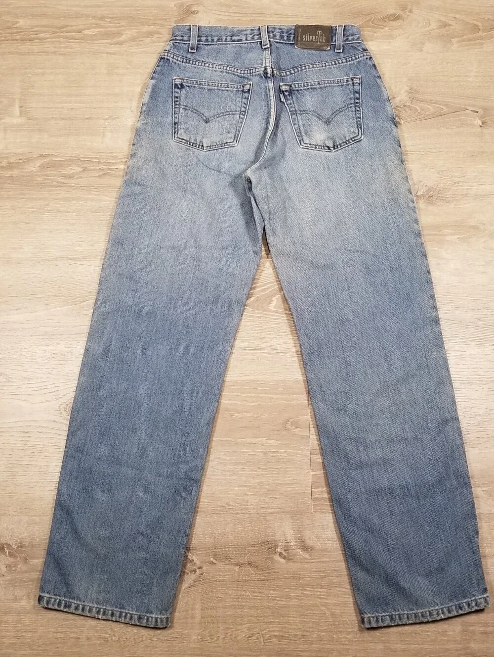 Vintage 90s Levis Silvertab Jeans Mens 30x32 Straight Relaxed Loose Retro